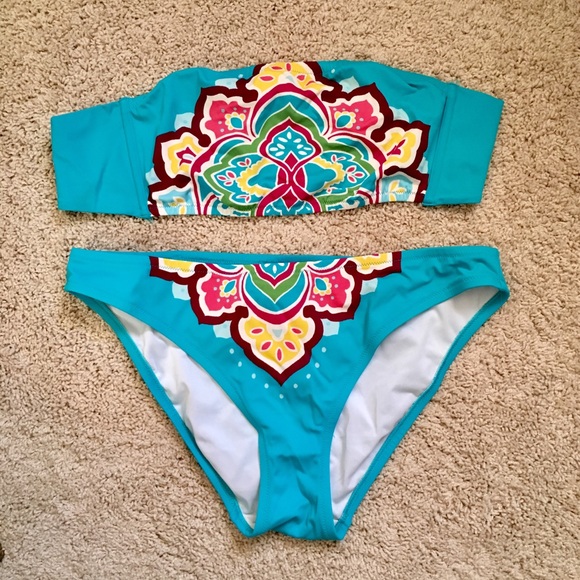 Victoria’s Secret swim bandeau bikini - Picture 1 of 4